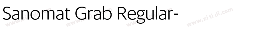 Sanomat Grab Regular字体转换